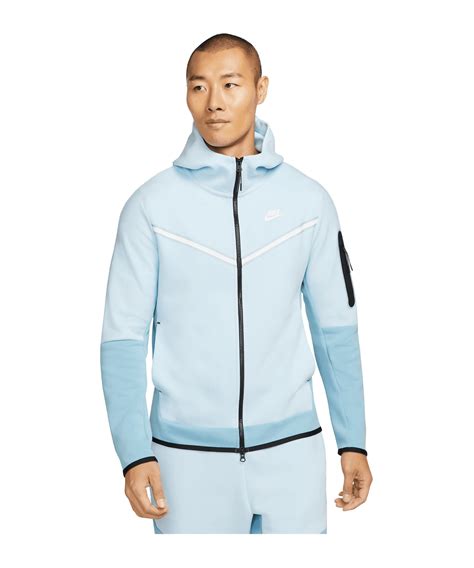 nike tech fleece anzug hellblau weiß|nike tech fleece jackets.